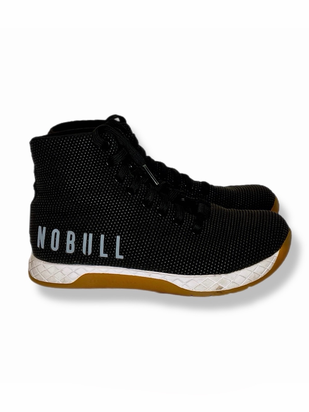 Women’s black NOBULL high top trainers size 6.5